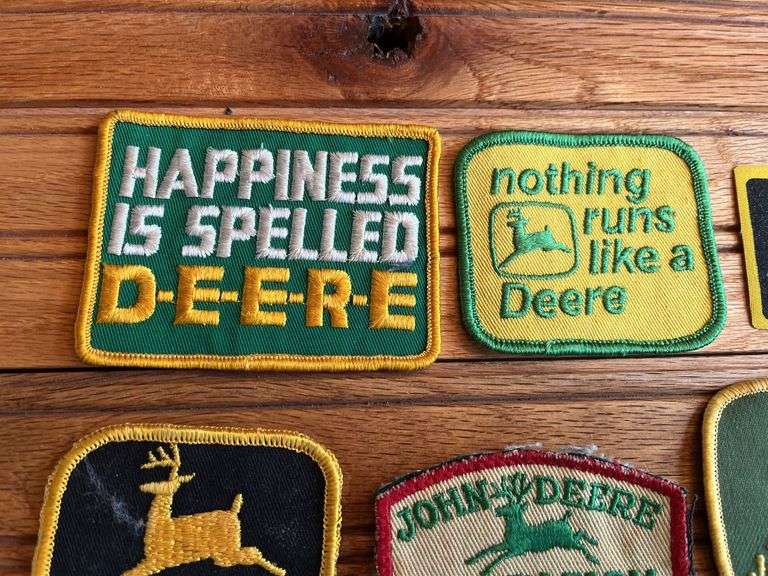 (6) John Deere Patches