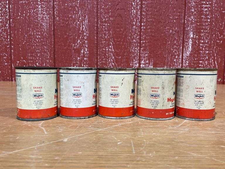 (5) Cans of Mobil Hydrotone
