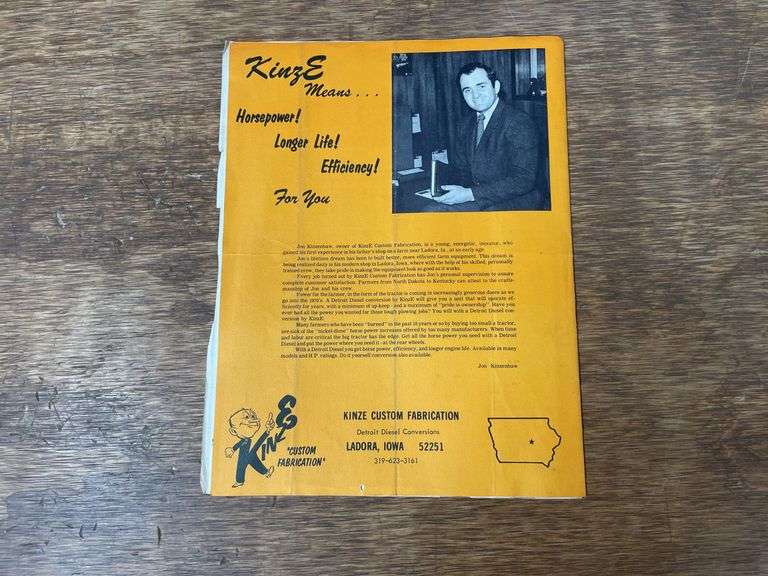 Kinze Detroit Diesel Conversions Literature