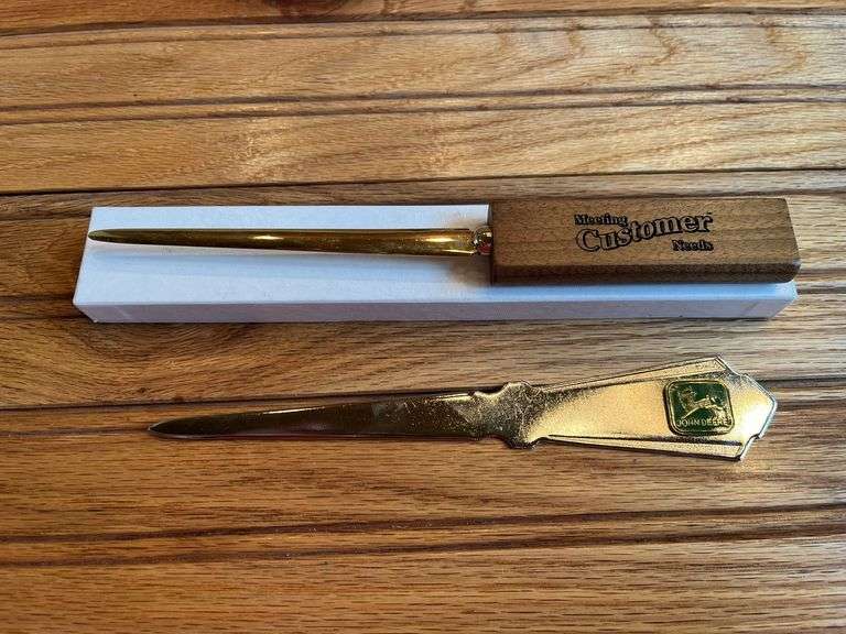 (2) John Deere Letter Openers image