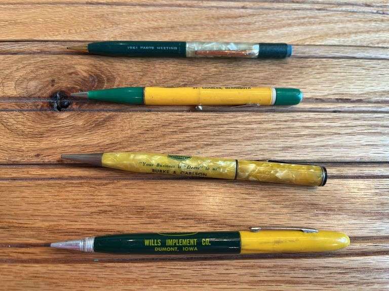 (4) John Deere Mechanical Pencils