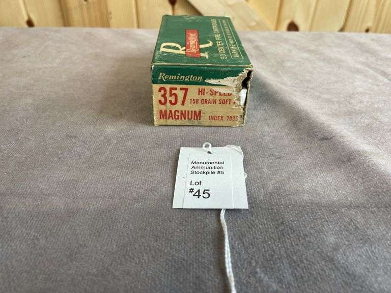 1 Box Remington Hi-Speed 158 Gr. SP .357 Magnum