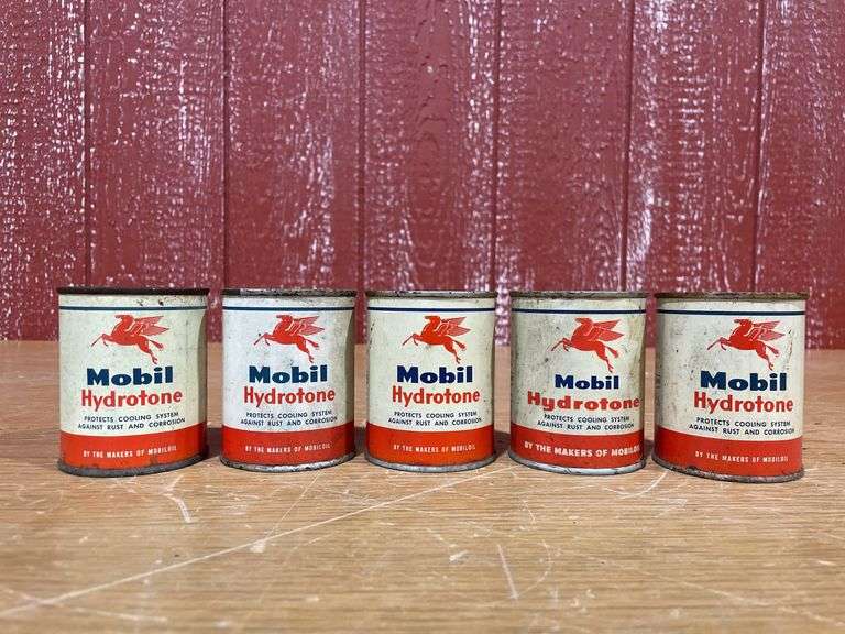 (5) Cans of Mobil Hydrotone image