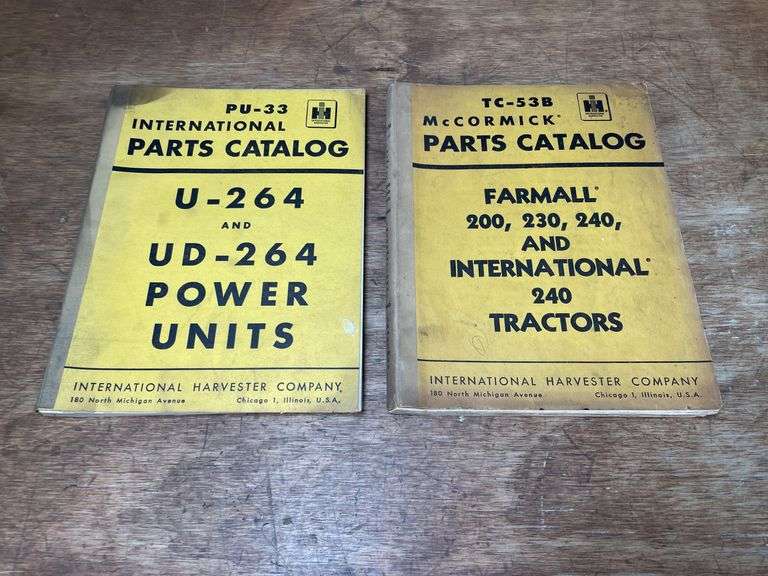 (2) IH Parts Catalogs image
