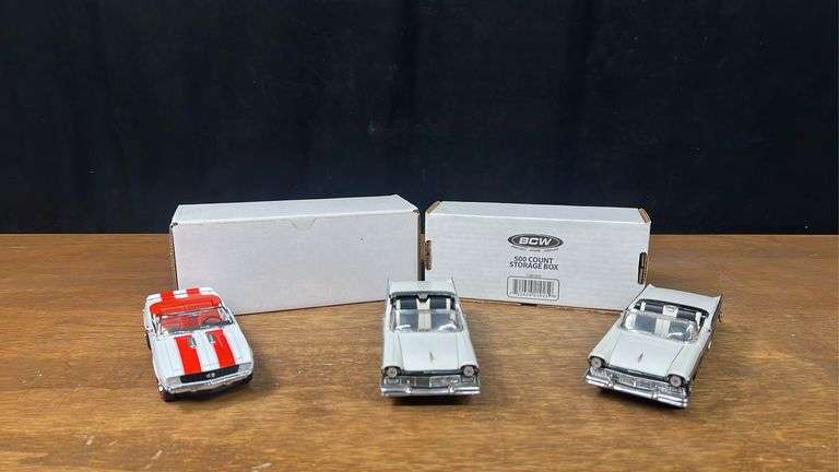 (3) Ford + Camaro Cars image