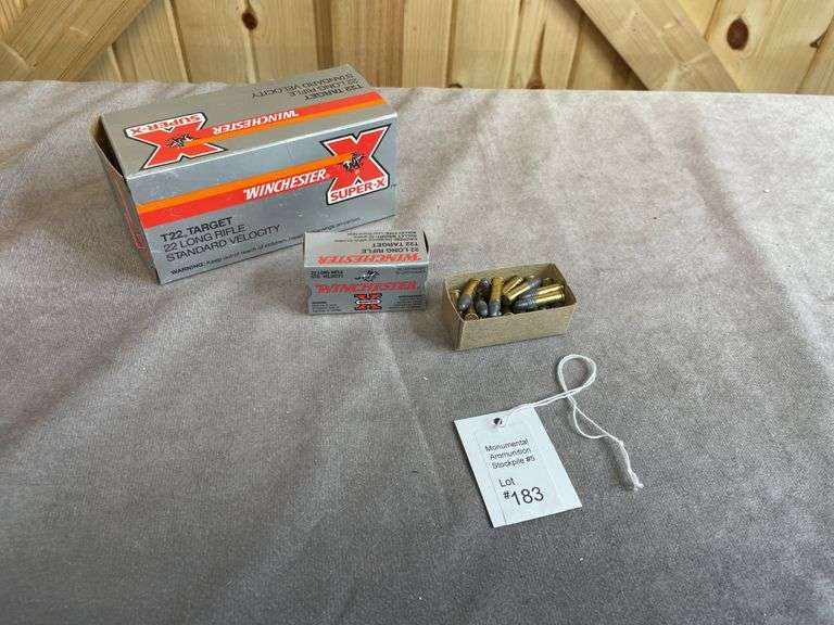 10 Boxes/500 Rounds Winchester T22 Target .22 LR