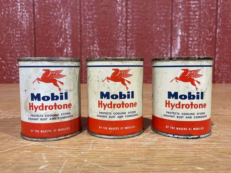 (3) Cans of Mobil Hydrotone image