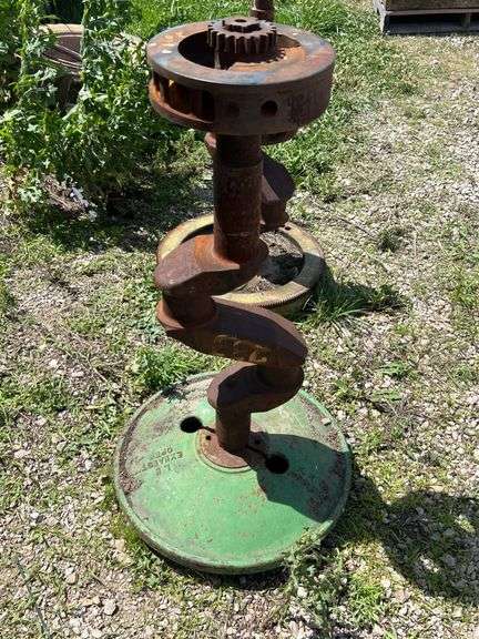 John Deere Model G Crankshaft and Flywheel