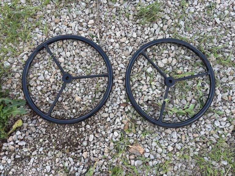(2) John Deere Steering Wheels image