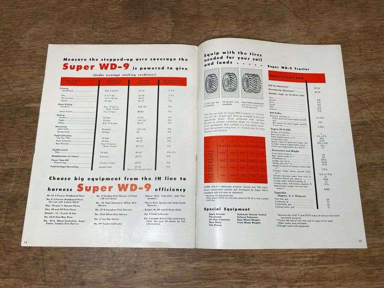 (2) IH McCormick Tractor Sales Literature