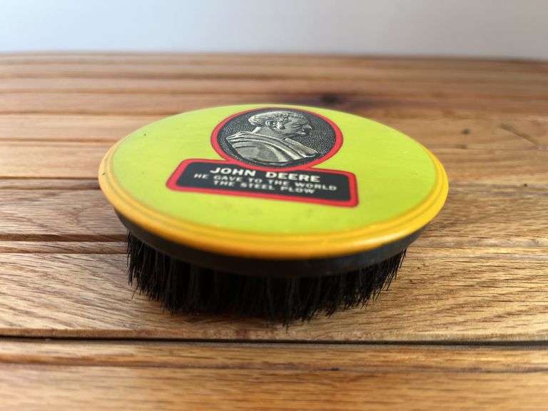 John Deere Celluloid Brush