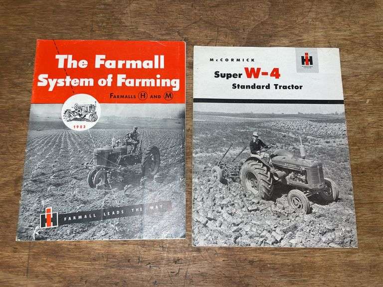(2) IH Farmall H/M + McCormick Super W-4 Sales Literature image