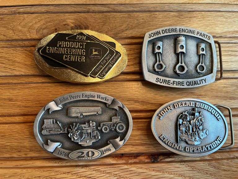 (4) John Deere Belt Buckles image