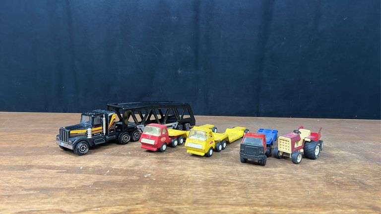 (5) Trucks + Tractor Tonka image