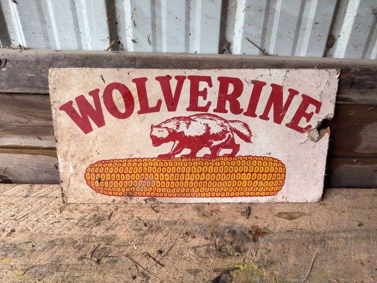 Wolverine Corn Sign image