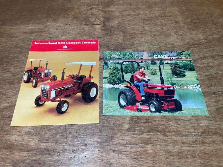 (2) IH + Case-IH Tractor Sales Literature image