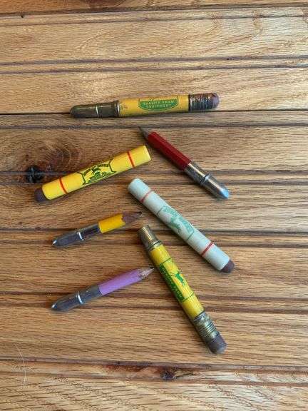 (4) John Deere Bullet Pencils