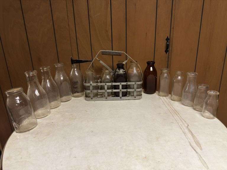 (19) Dairy Bottles and Carrier image