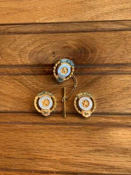 (3) John Deere Suggestion Award Pins image