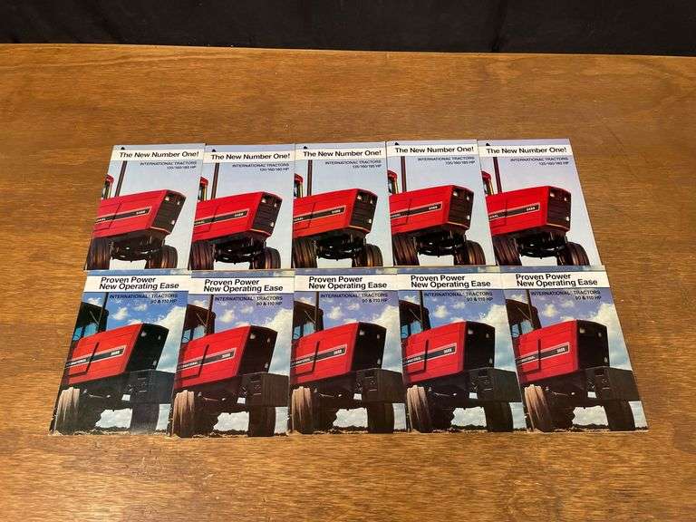 (10) IH Tractor Sales Literature image