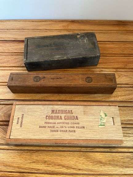 (3) Wooden Boxes image