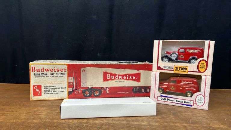 (4) Budweiser + Pabst Trucks NIB image