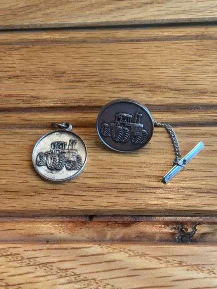 (2) 1974 John Deere Minneapolis Charm + Tie Chain image