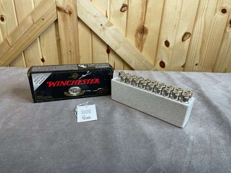 4 Boxes Winchester 55 Gr. Ballistic ST .223 WSSM