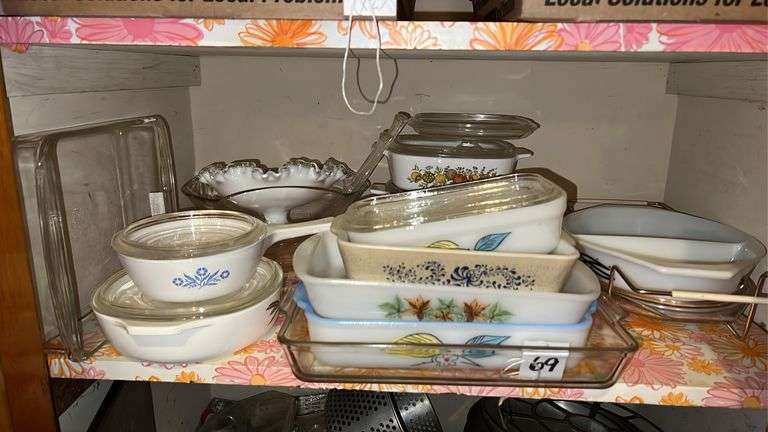 Vintage Corning Ware and Relish Dishes image