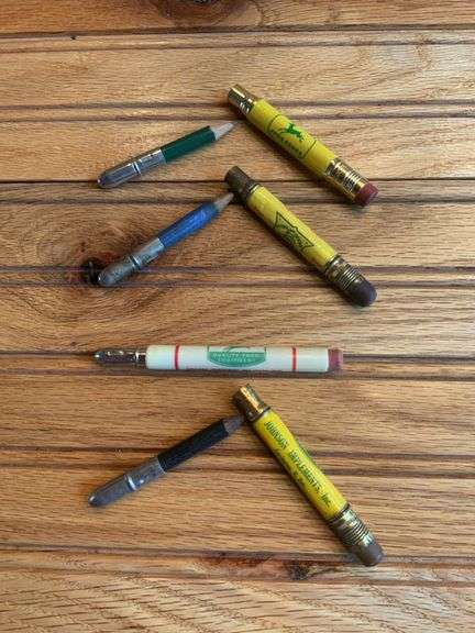 (4) John Deere Bullet Pencils