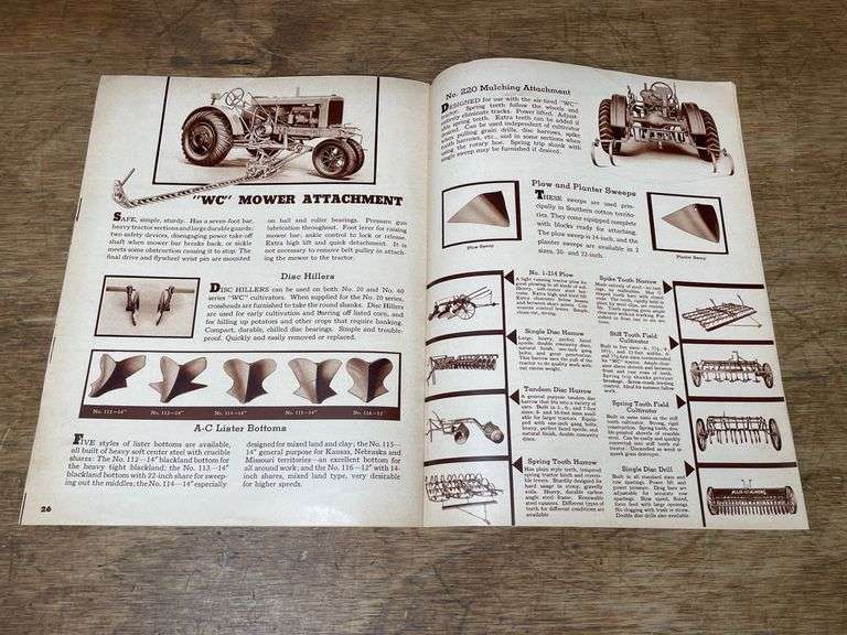 (2) AC WC + WD45 Sales Literature