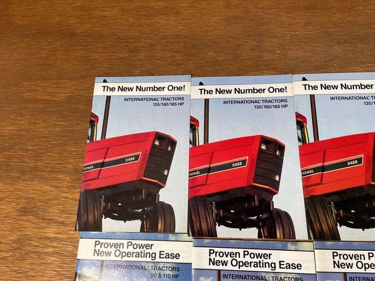 (10) IH Tractor Sales Literature
