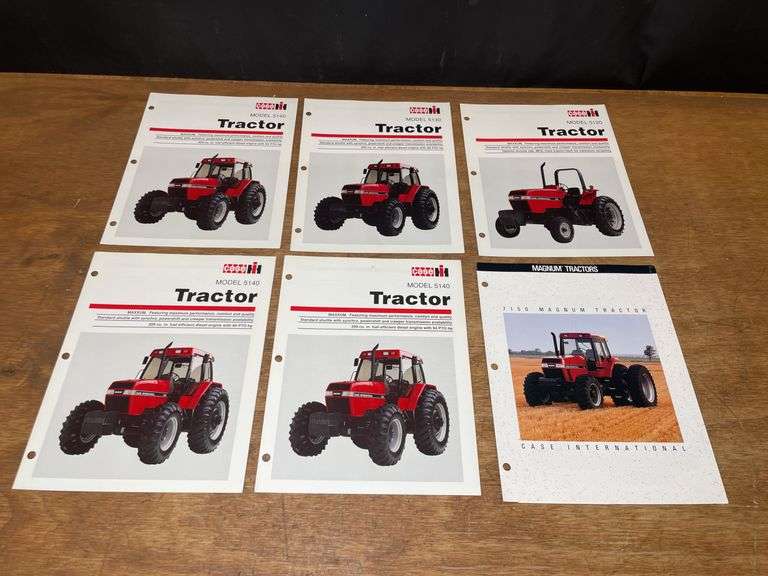 (6) Case-IH Tractor Sales Literature image