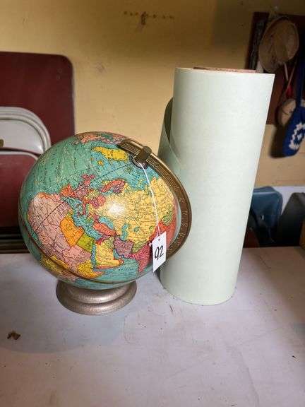 Globe and Paper Roll image