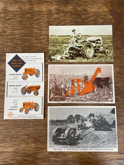 (4) Allis Chalmers Postcards image