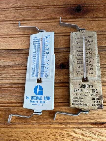 (4) Advertising Thermometers