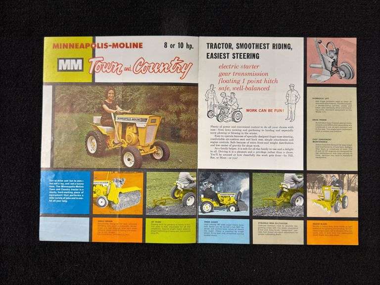 1964 Minneapolis-Moline "makes... WORK... FUN" Sales Literature