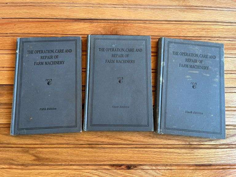 (3) John Deere Operation, Care, + Repair of Farm Machinery Books image