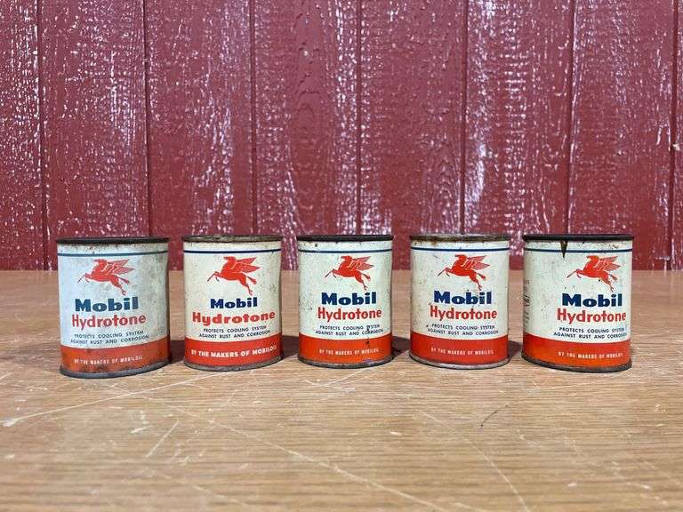 (5) Cans of Mobil Hydrotone image