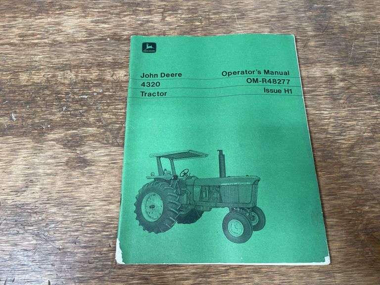 John Deere 4320 Operators Manual image