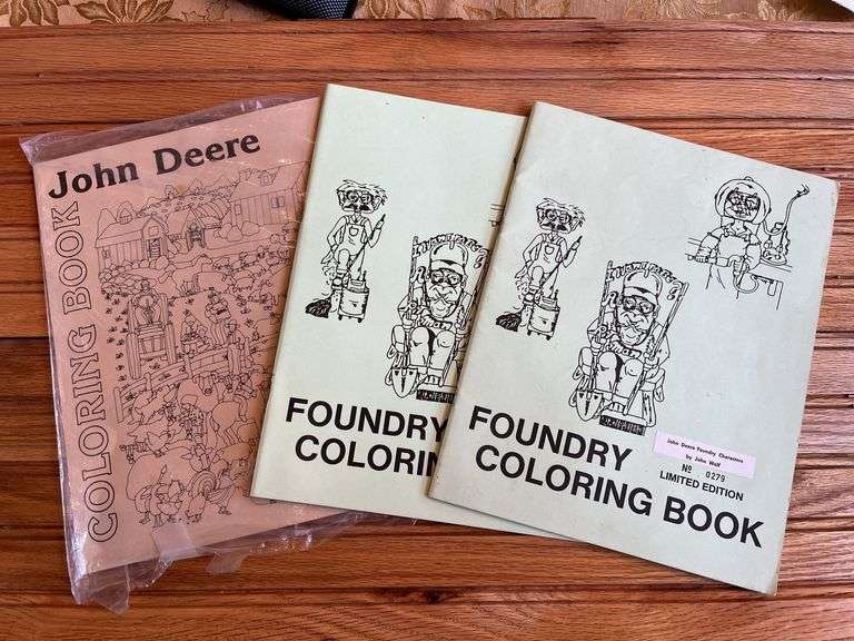 (3) John Deere Coloring Books image