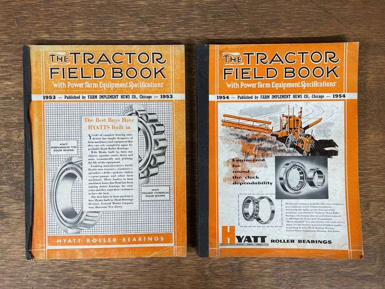 (2) Hyatt Tractor Field Books image