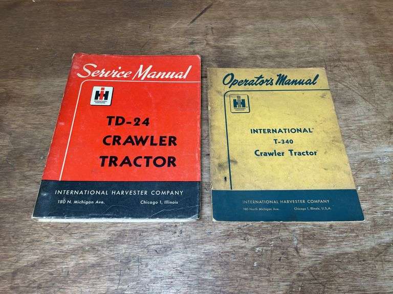 (2) IH Crawler Manuals image