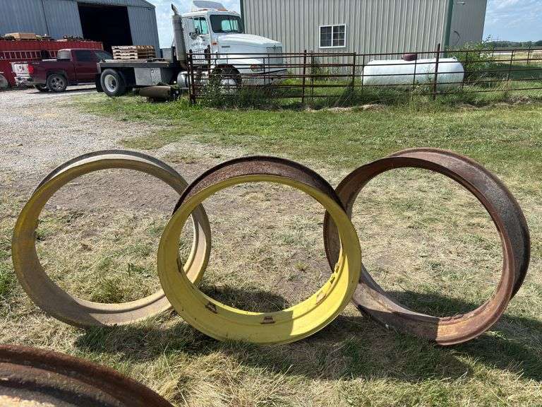 (3) John Deere Drop Center Rear Rims image