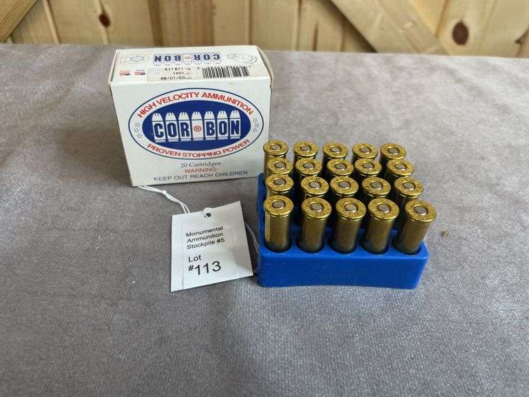4 Boxes Cor-Bon 280 Gr. BC .44 Magnum
