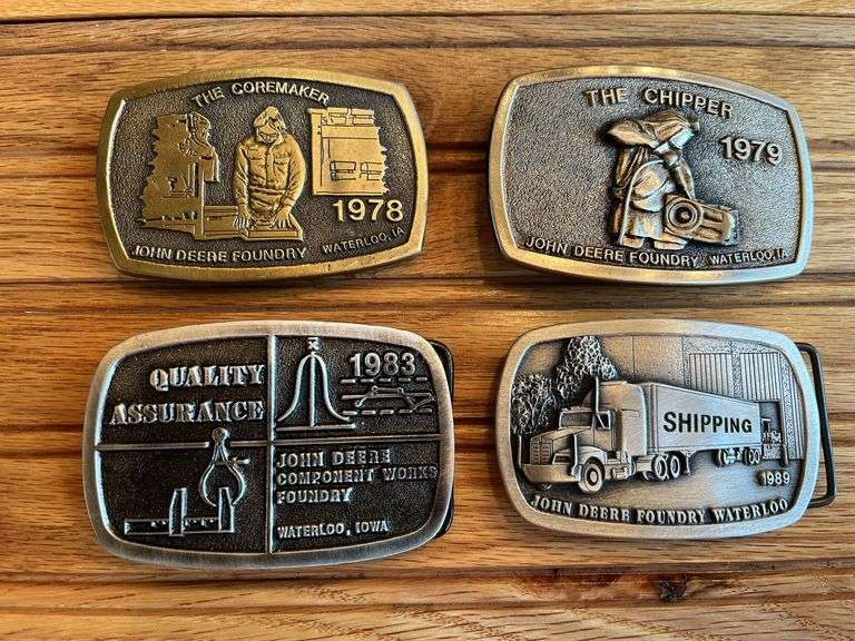 (4) John Deere Belt Buckles image