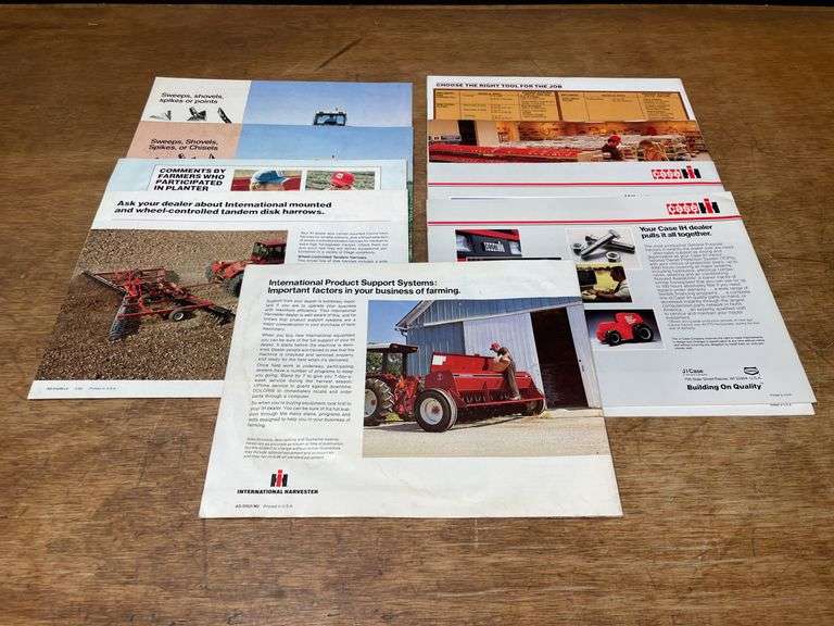 (9) Case-IH + IH Sales Literature