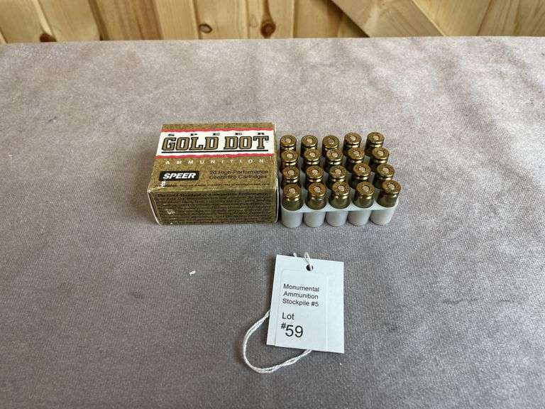 5 Speer Gold Dot 125 Gr. GDHP .357 SIG