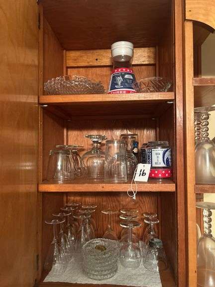 Cabinet of Glassware