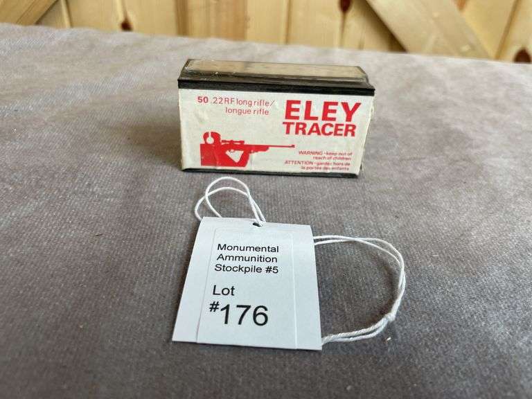 3 Boxes Eley Pistol Match & Tracer .22 LR